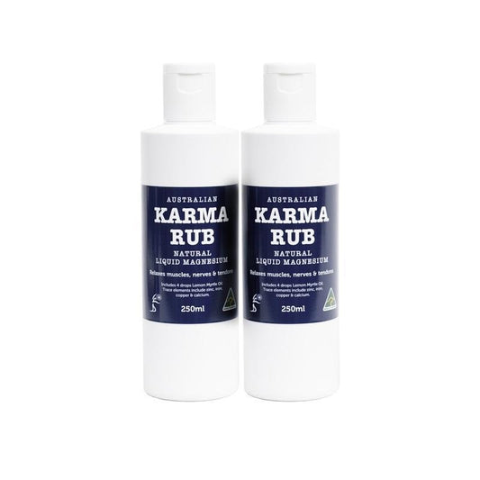 Karma Rub Natural Liquid Magnesium 250ml - 2 Pack for Wellness-Auzzi Store