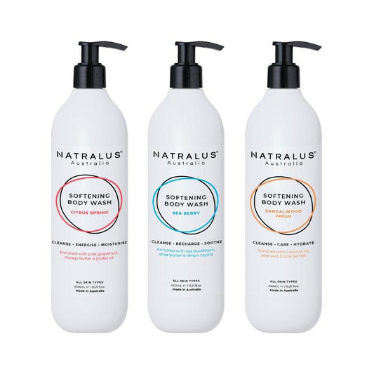 Natralus Softening Body Washes Bundle - Natural Cleansing Experience