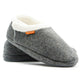 Archline Slippers - Closed Back Arch Support Comfort Grey Marl Size 45