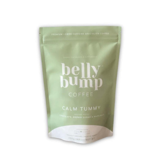 BellyBump Coffee Calm Tummy Ground 250g - Low Acid & Caffeine