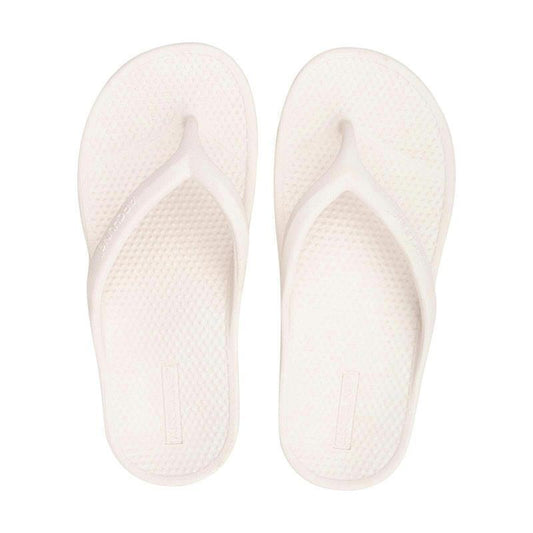 Archline Orthotic Foam Thongs - Arch Support Flip Flops - White Euro Size 41-Auzzi Store
