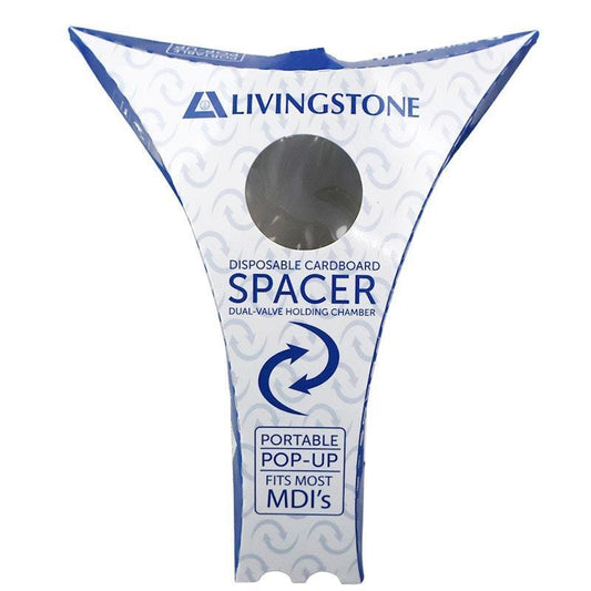 Livingstone Biodegradable Cardboard Asthma Spacer - 1 Piece