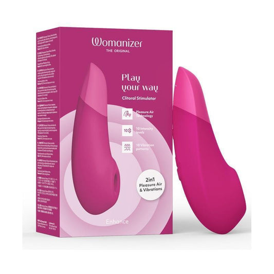 Womanizer Enhance Clitoral Stimulator - Vibrant Pink-Auzzi Store