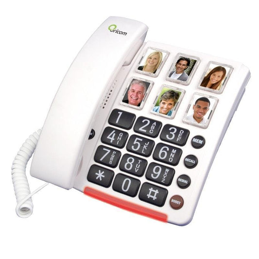 Oricom Care80 Amplified Phone with Picture Dialling - 1pc-Auzzi Store