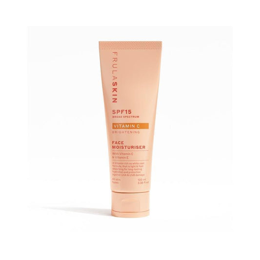 Frula SPF15 Vitamin C Brightening Face Moisturiser 100ml - Daily Sun Protection