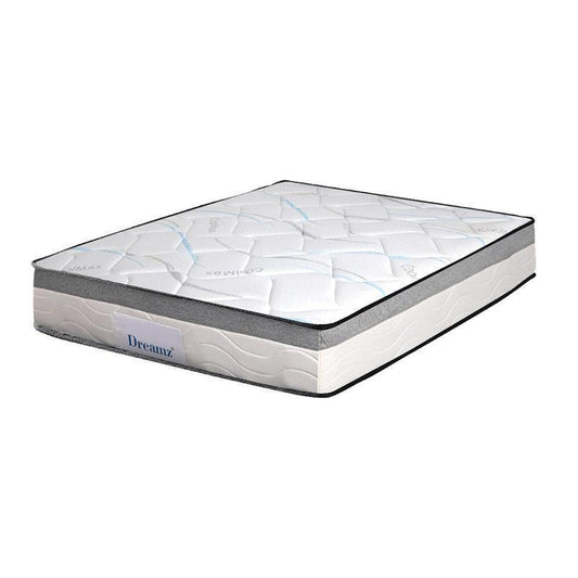 DreamZ King Single Spring Mattress - 25CM Medium Firm Pocket Foam
