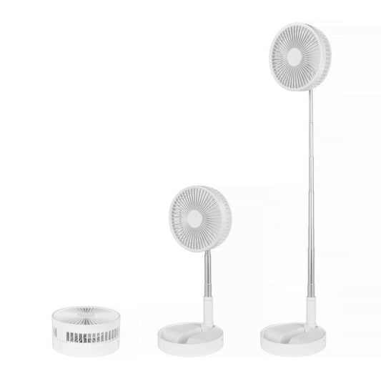 Living Today Folding Telescopic 4.5W Portable Fan - Adjustable & Rechargeable
