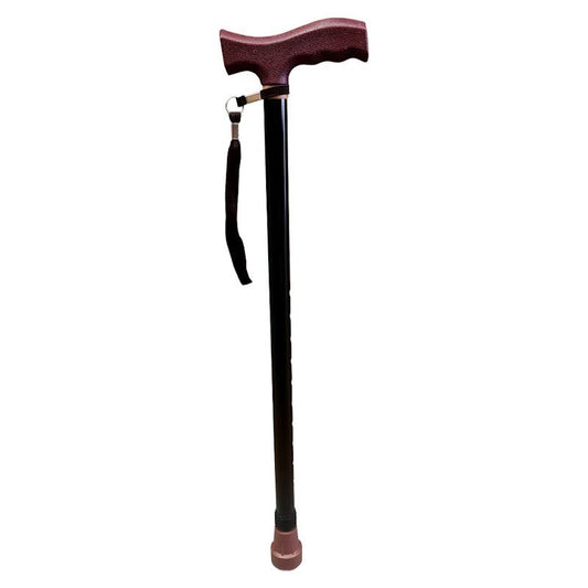 Livingstone Adjustable Aluminium Walking Stick - 68-90 cm, Black