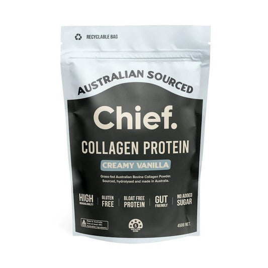 Chief Collagen Protein Powder (30 Serves) - Creamy Vanilla Bliss-Auzzi Store