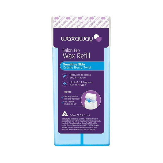 Waxaway Salon Pro Cart Crème Berry Twist 50ml - Gentle Wax for Sensitive Skin