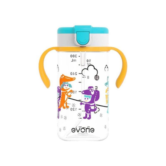 Evorie Tritan Kids Straw Water Bottle Mug 300mL - Imaginations Design-Auzzi Store