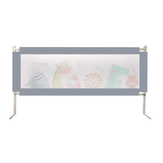 BoPeep Kids Baby Safety Bed Rail Guard - Adjustable Folding Grey Medium
