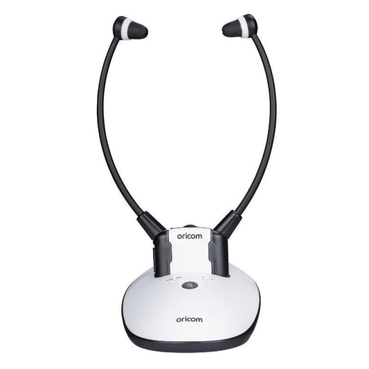 Oricom TV7400 Amplified Wireless Headset with Fast Charging Cradle - 1pc-Auzzi Store