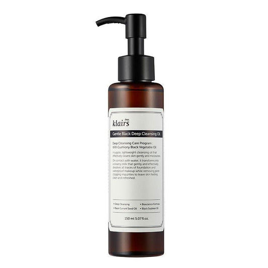 Klairs Gentle Black Deep Cleansing Oil - 150ml - Auzzistore