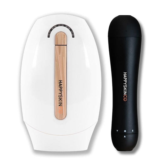 Happy Skin Co On The Go Gen.2 IPL Hair Removal Bundle - White