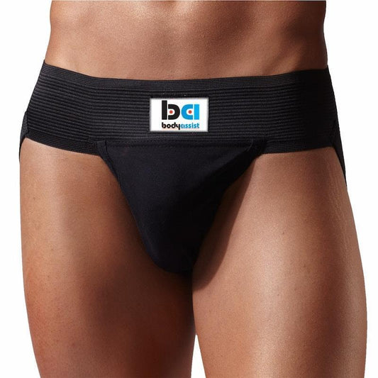 BodyAssist Adult Sports Supporter - XLG - BLACK 1pc | Ultimate Support & Comfort