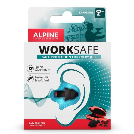Alpine WorkSafe Earplugs - 1 Set per Pack
