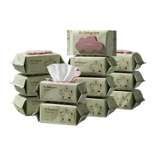 Bc Babycare Cloud Baby Wipes 80 Sheets - Gentle & Eco-Friendly 12 Pack