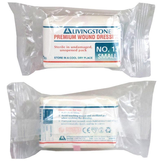 Livingstone Premium Sterile Wound Dressing Bandage - 13 Pads (9 x 5cm)-Auzzi Store
