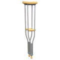 Livingstone Adjustable Aluminium Underarm Crutches - Medium (114-134cm), 1 Pair