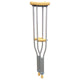 Livingstone Adjustable Aluminium Underarm Crutches - Medium (114-134cm), 1 Pair - Auzzistore