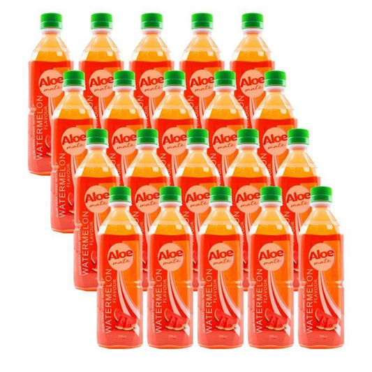 Aloe Mate Aloe Vera Drink 500mL Watermelon - 20 Pack