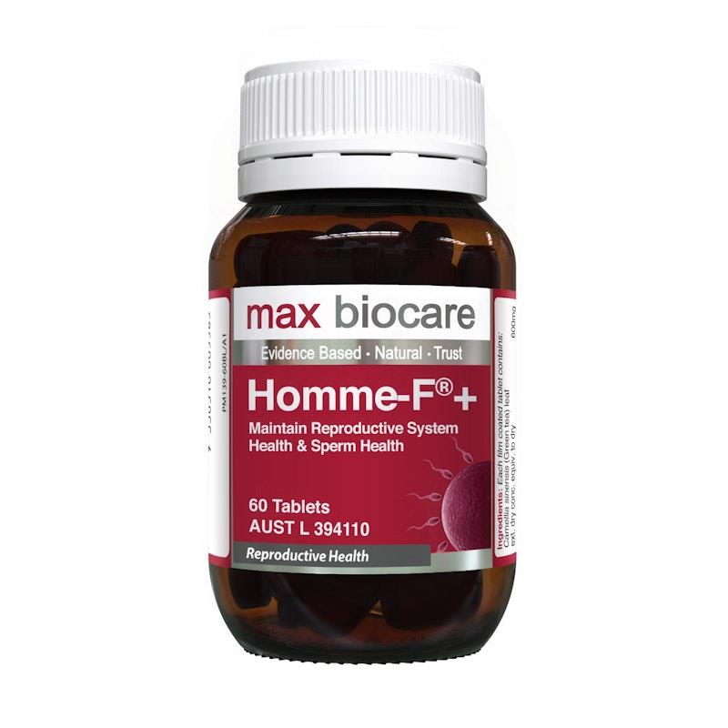 Max Biocare Homme-F+ 60 Tablets - Natural Male Health Support