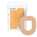 Glucology 25 Pack CGM Patches for Omnipod - Beige