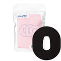 Glucology 25 Pack CGM Patches for Dexcom G6 - Black