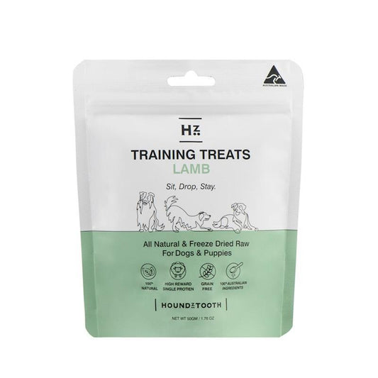 HOUNDZTOOTH Lamb Training Treats 50g - Natural Dog Rewards
