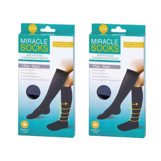 Living Today Miracle Compression Socks - Medium Bundle (2 Pairs)-Auzzi Store