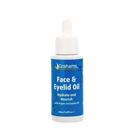 Grahams Natural Alternatives Face & Eyelid Oil 50ml - Nourishing Skin Care-Auzzi Store