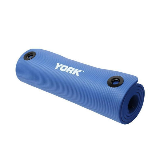 York NBR Yoga Mat (Blue) - 1pc for Comfort and Flexibility