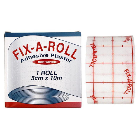 Fix-A-Roll 5cm x 10m Adhesive Dressing Tape - Flexible & Reliable