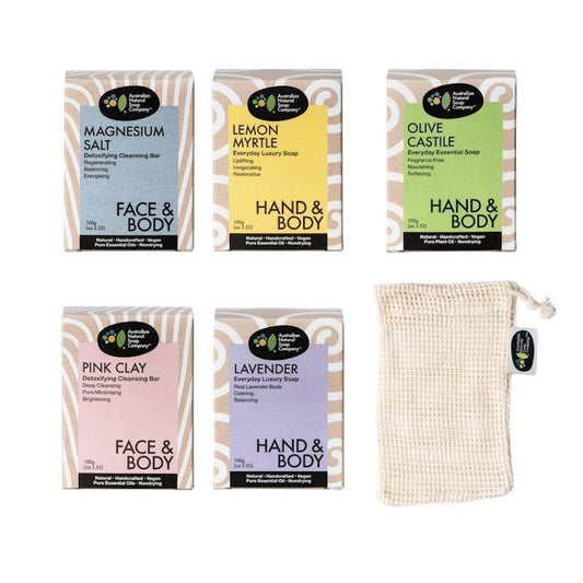 Australian Natural Soap Company Soap Bundle - 6 Units