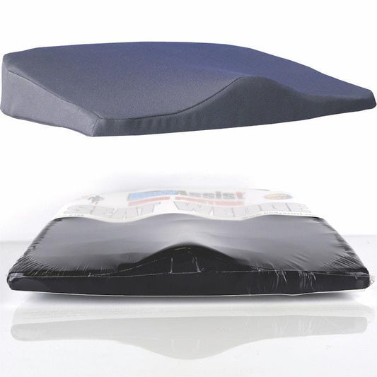 BodyAssist Deluxe Seat Wedge Cushion & Large Hot/Cold Gel Pack - Ergonomic Comfort - Auzzistore
