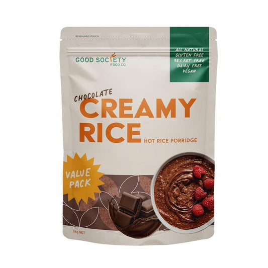Good Society Food Co. Creamy Rice - Chocolate 1Kg - A Deliciously Nutritious Treat-Auzzi Store