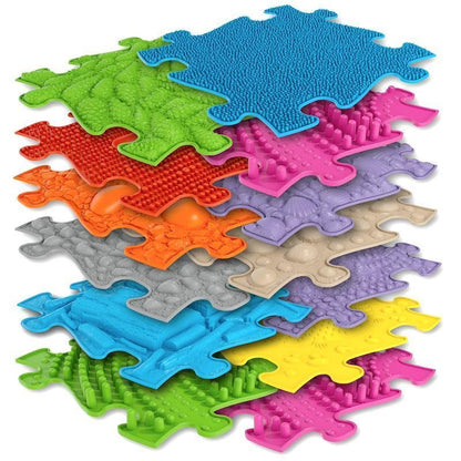 Muffik Large Sensory Playmat Set 2 - 13 Piece