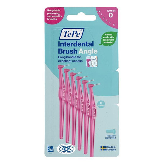 TePe® Angle™ Interdental Brushes - Pink Size 0-Auzzi Store