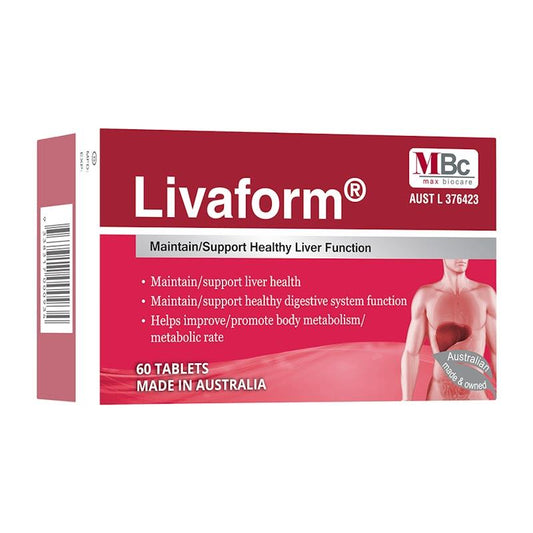 Max Biocare Livaform® - 60 Tablets for Liver Support