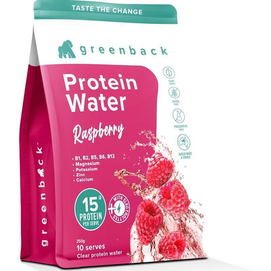 Greenback Raspberry Protein Water - 250g Hydrating Nutritional Powder-Auzzi Store