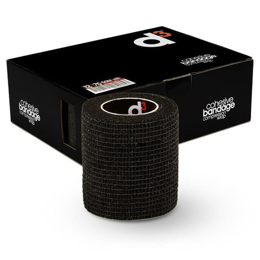 d3 Cohesive Wrap 75mm x 5m - Box of 12 Rolls