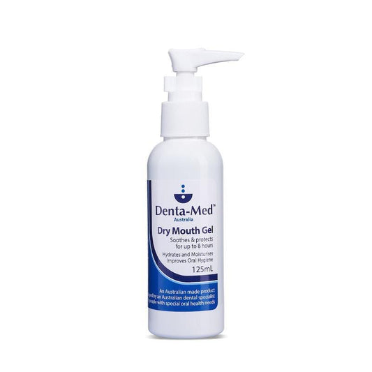 Denta-Med Dry Mouth Oral Hygiene Gel 125mL - Long-Lasting Moisture
