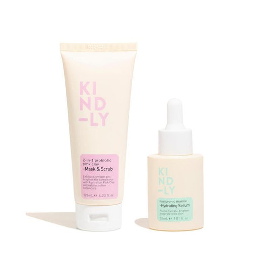 KIND-LY Mask & Serum Bundle - Exfoliate & Hydrate