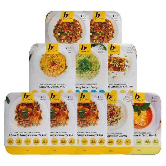 Be Fit Food 10 Meal Pescatarian Bundle - Wholesome Seafood & Plant-Based Delights-Auzzi Store