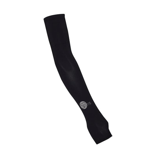 SParms UPF50+ Sun Protection Arm Sleeves with Thumbhole (Black) - Small