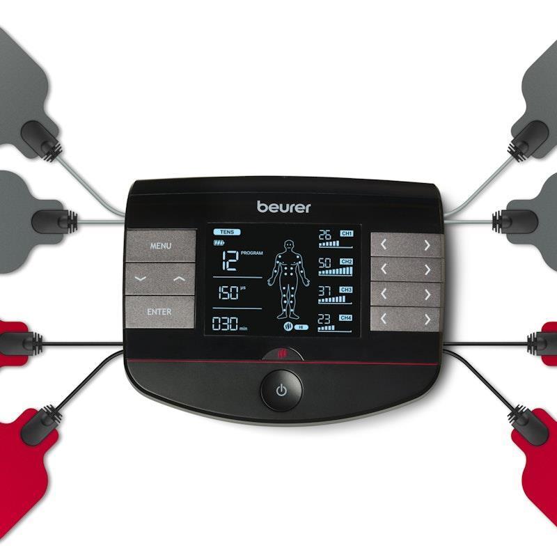 Beurer EM89 Digital TENS/EMS Device with Heat Function - 1 Unit-Auzzi Store
