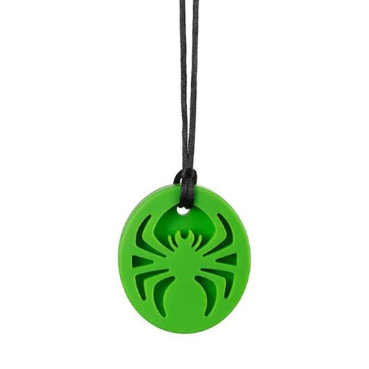 Sensory Safari Spider Necklace - Green