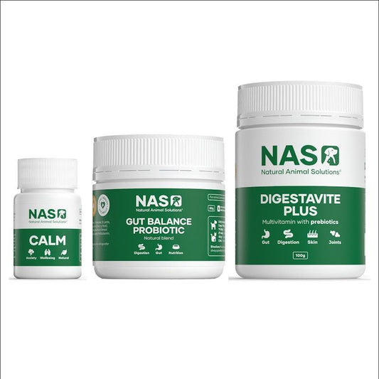 Natural Animal Solutions Pet Calm & Digestive Health Pack Bundle - Complete Care for Pets-Auzzi Store