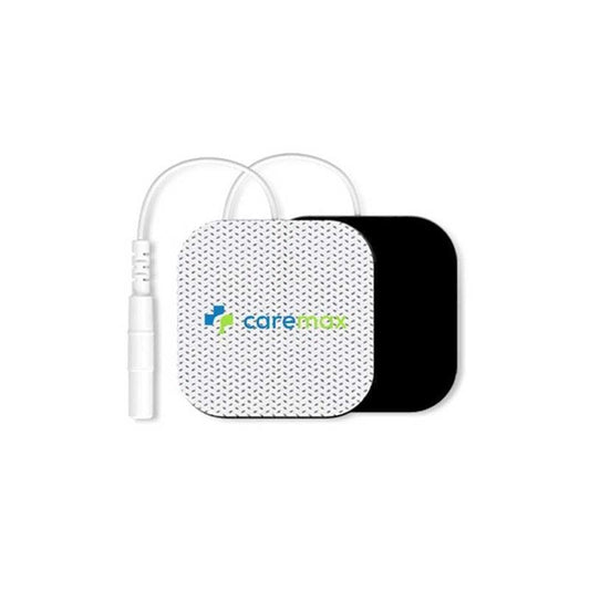 Caremax Premium Cloth Long Life Electrode Pads (Pin Type) - 5cm x 5cm - 5 Pack - Auzzistore